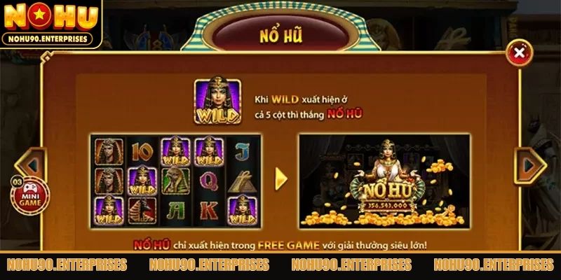 Giới thiệu luật chơi cơ bản game trong nổ hũ Bí mật Cleopatra
