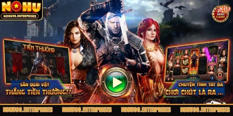 Trò chơi nổ hũ lấy cảm hứng từ sử thi The Witcher