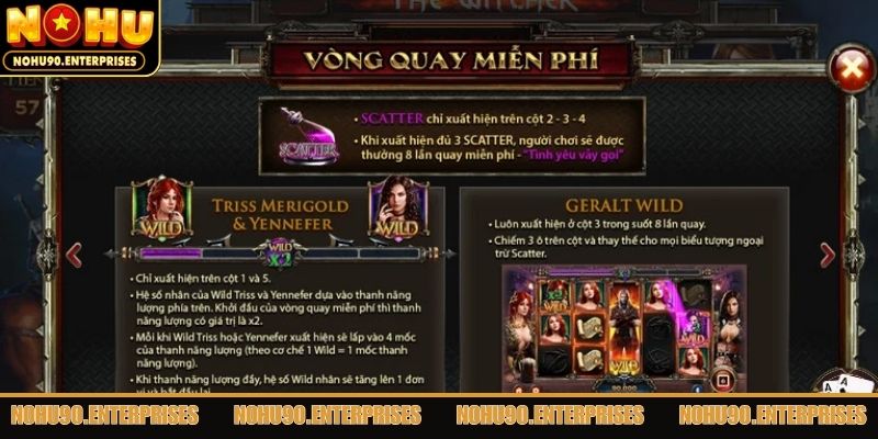 Vì sao nên chơi nổ hũ The Witcher tại NOHU90?